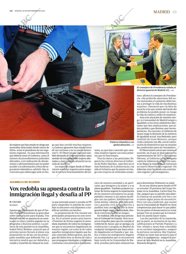 ABC MADRID 30-09-2025 página 49