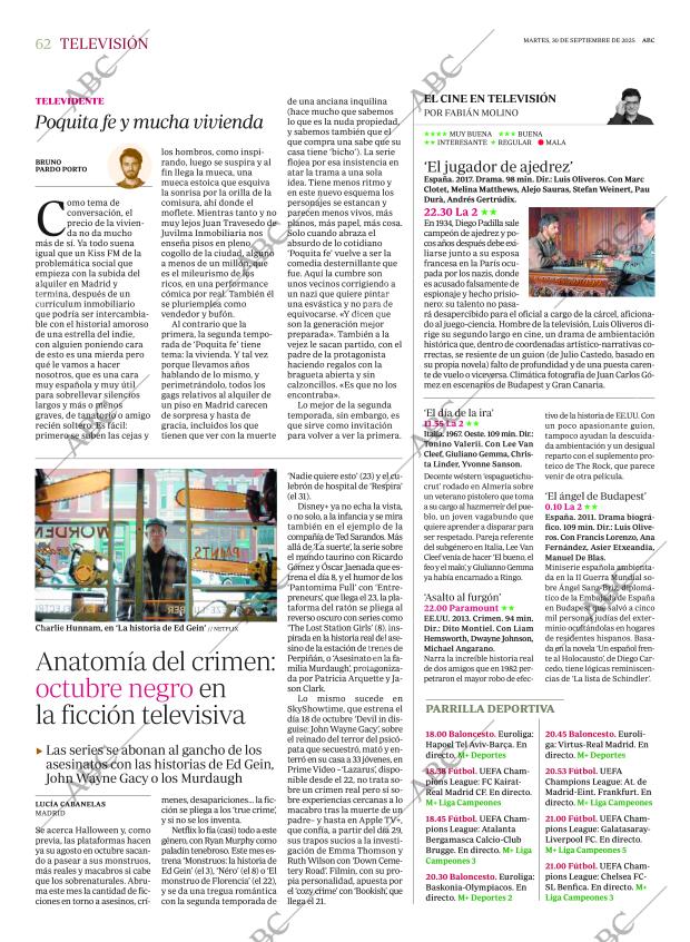 ABC MADRID 30-09-2025 página 62