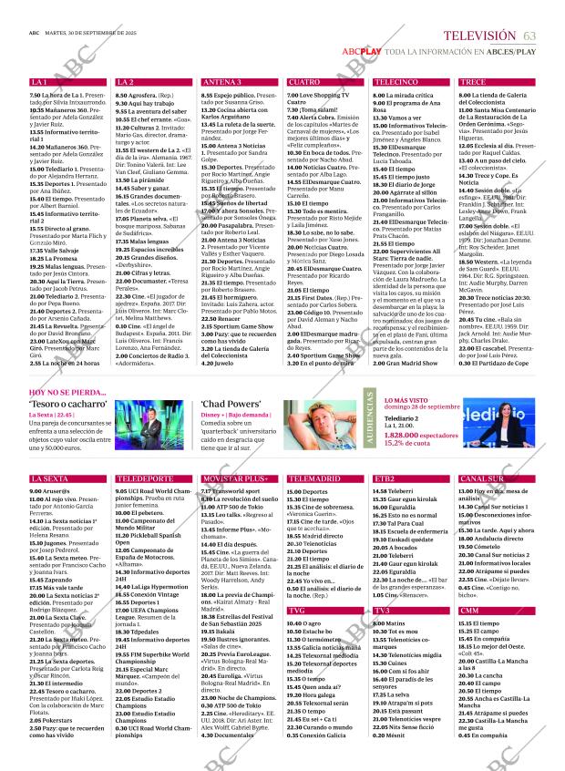 ABC MADRID 30-09-2025 página 63