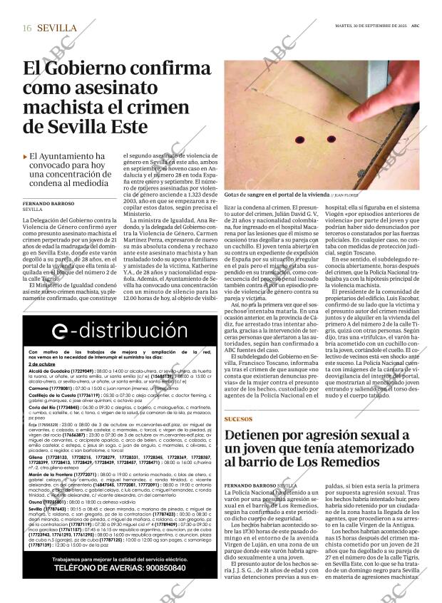 ABC SEVILLA 30-09-2025 página 16