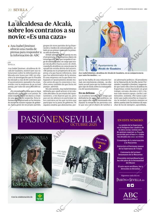 ABC SEVILLA 30-09-2025 página 20