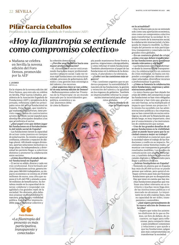 ABC SEVILLA 30-09-2025 página 22