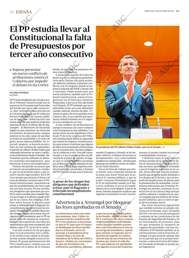 ABC MADRID 01-10-2025 página 18