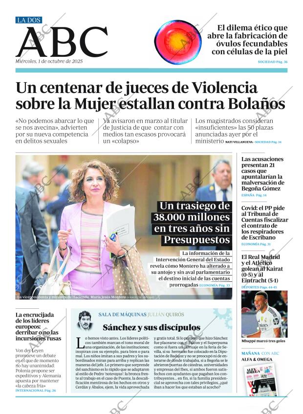 ABC MADRID 01-10-2025 página 2