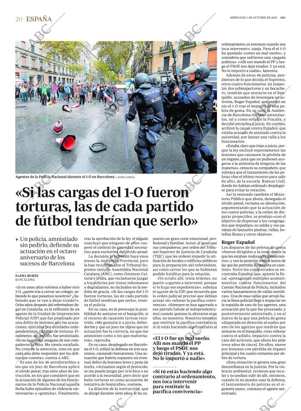 ABC MADRID 01-10-2025 página 20