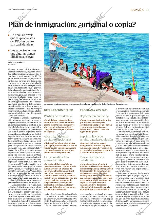 ABC MADRID 01-10-2025 página 21