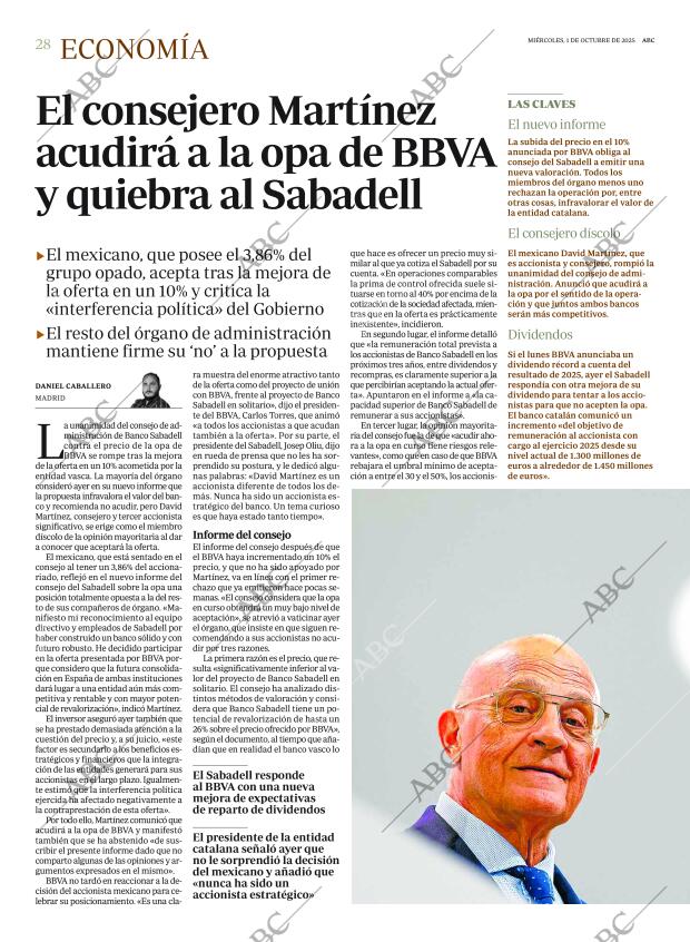 ABC MADRID 01-10-2025 página 28