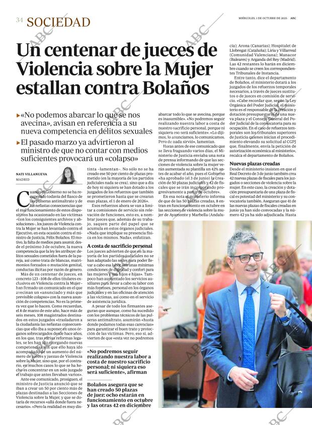 ABC MADRID 01-10-2025 página 34