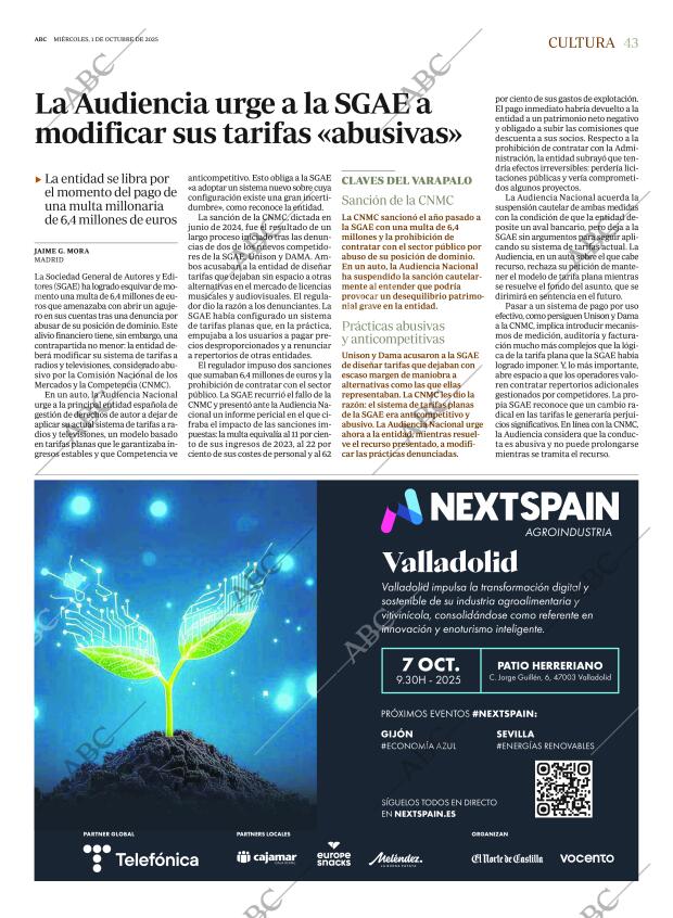 ABC MADRID 01-10-2025 página 43