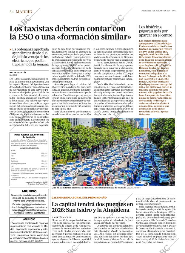 ABC MADRID 01-10-2025 página 54