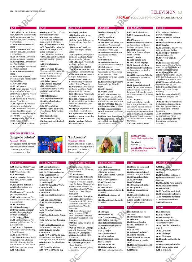 ABC MADRID 01-10-2025 página 63