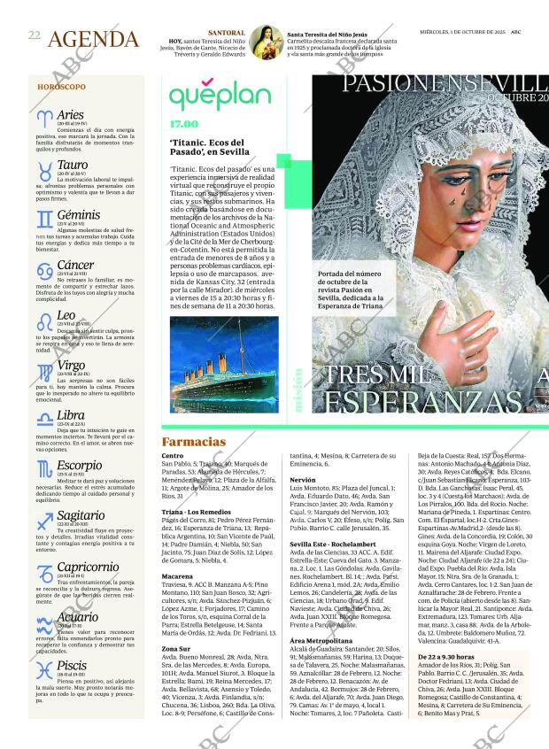 ABC SEVILLA 01-10-2025 página 22