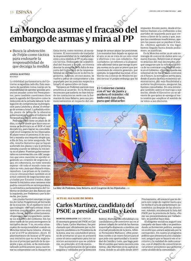 ABC MADRID 02-10-2025 página 18