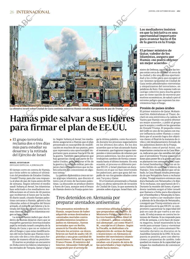 ABC MADRID 02-10-2025 página 26