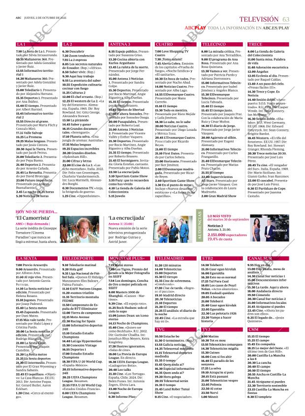 ABC MADRID 02-10-2025 página 63