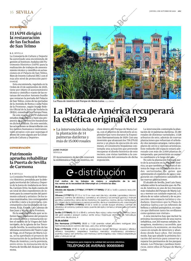 ABC SEVILLA 02-10-2025 página 16