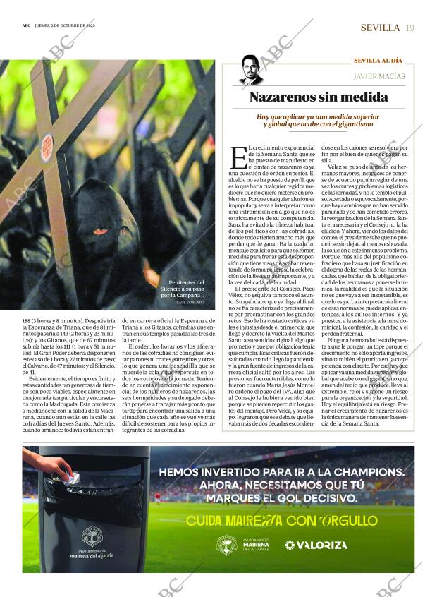 ABC SEVILLA 02-10-2025 página 19