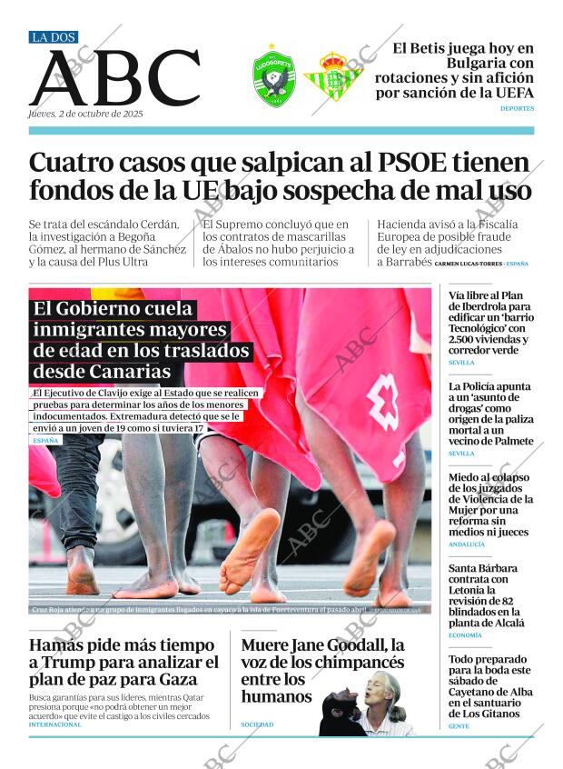 ABC SEVILLA 02-10-2025 página 2
