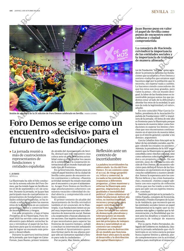 ABC SEVILLA 02-10-2025 página 23