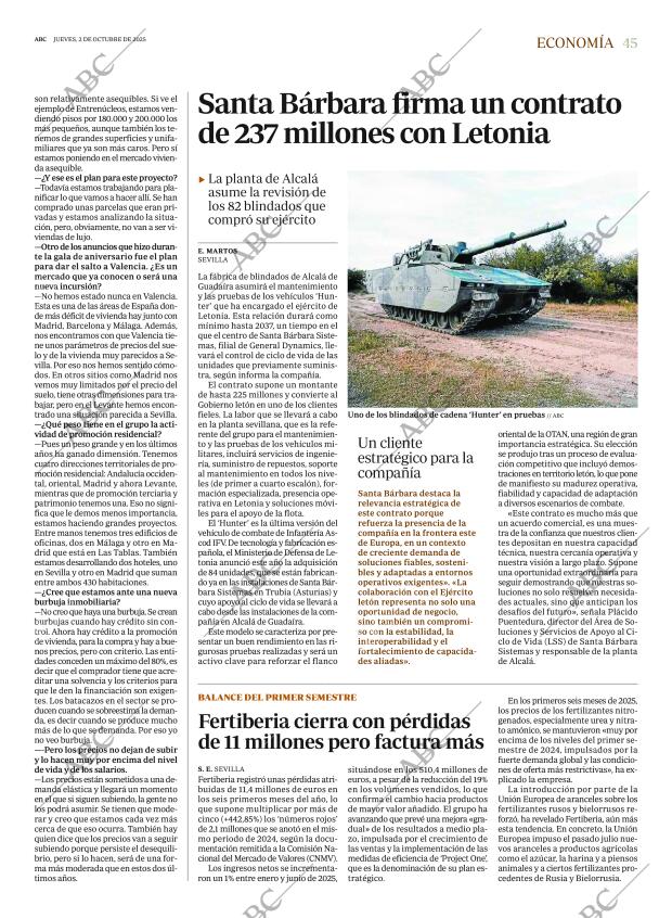 ABC SEVILLA 02-10-2025 página 45