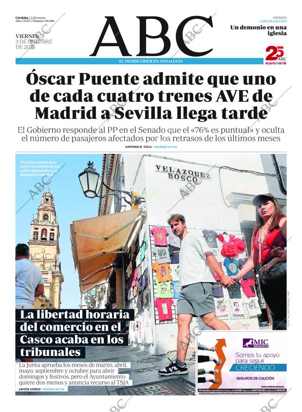 ABC CORDOBA 03-10-2025 página 1