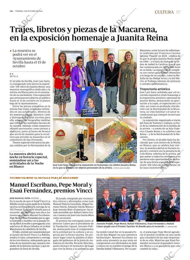 ABC SEVILLA 03-10-2025 página 57