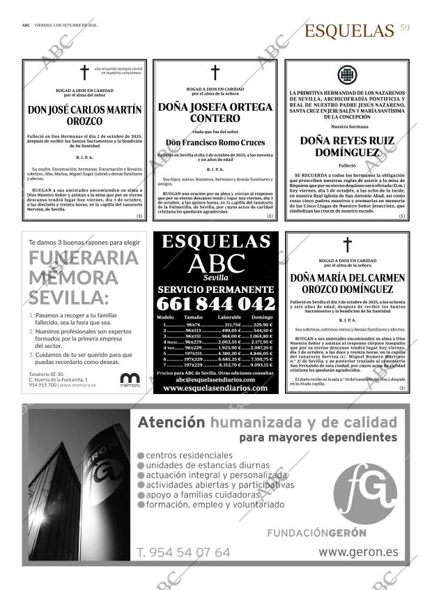 ABC SEVILLA 03-10-2025 página 59