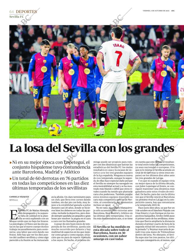 ABC SEVILLA 03-10-2025 página 64