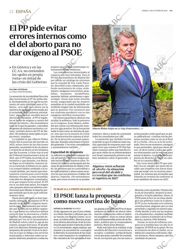 ABC MADRID 04-10-2025 página 22