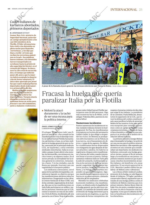 ABC MADRID 04-10-2025 página 25