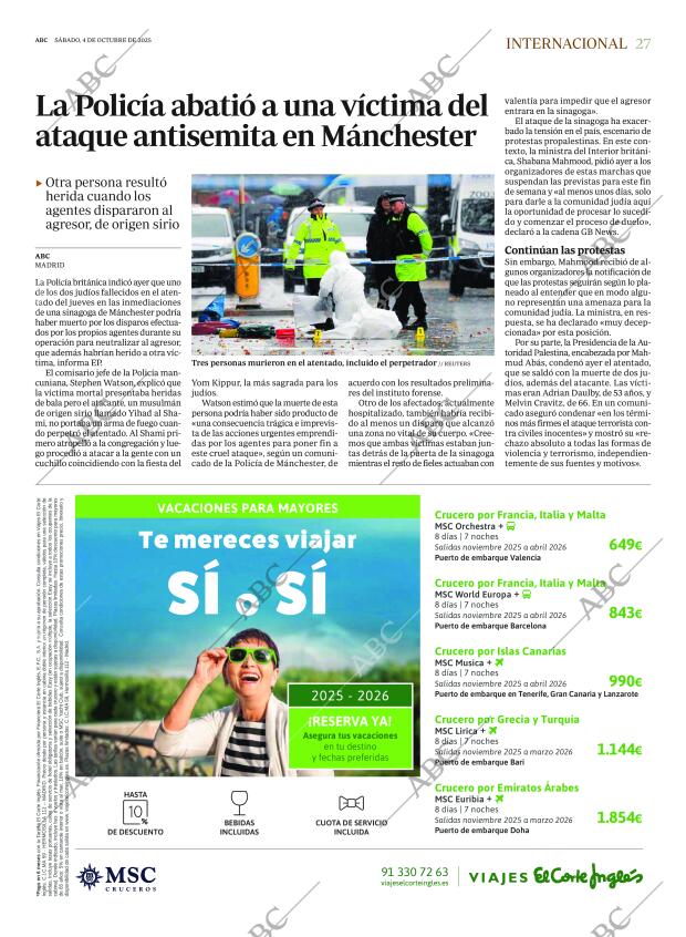 ABC MADRID 04-10-2025 página 27