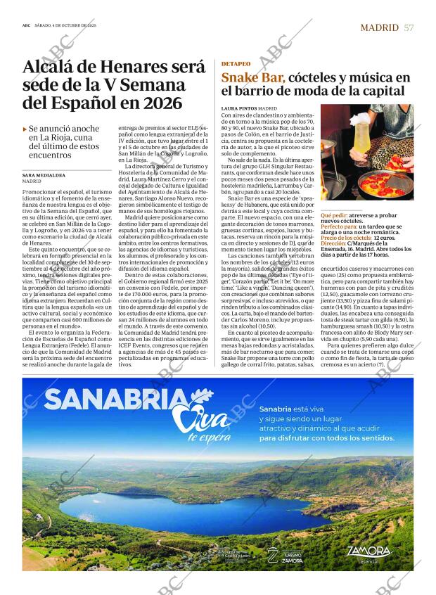 ABC MADRID 04-10-2025 página 57