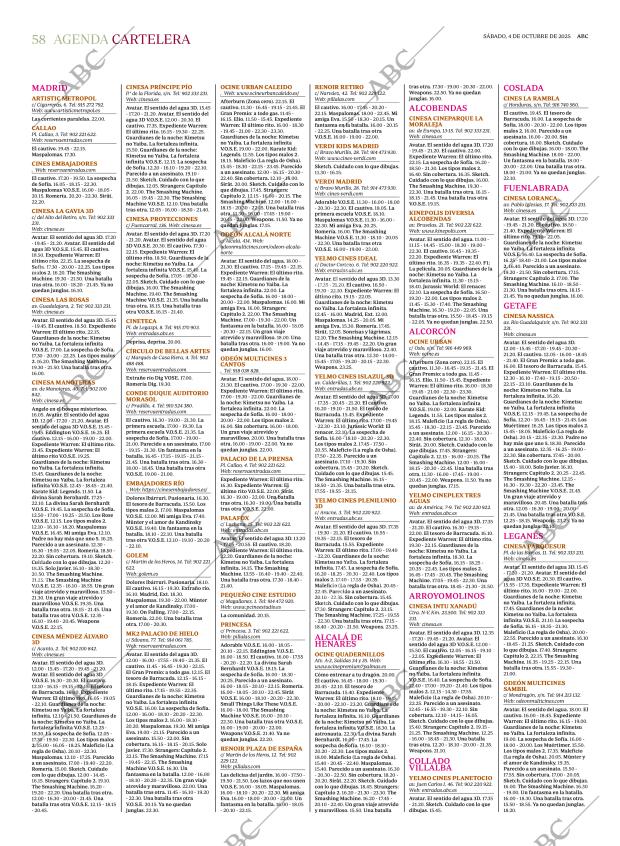 ABC MADRID 04-10-2025 página 58