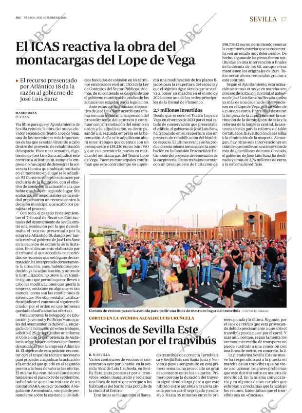 ABC SEVILLA 04-10-2025 página 17