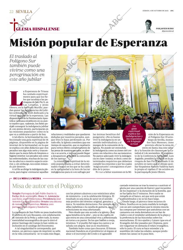 ABC SEVILLA 04-10-2025 página 22