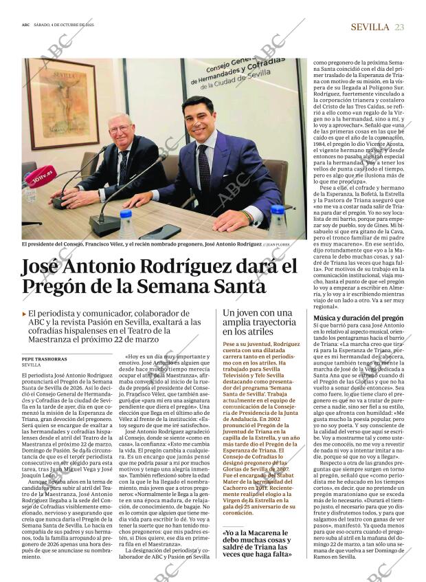 ABC SEVILLA 04-10-2025 página 23