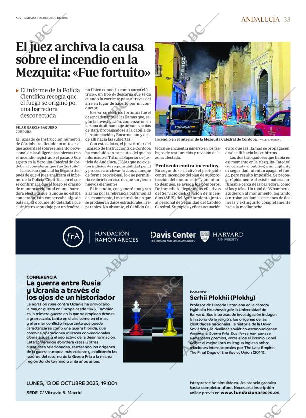 ABC SEVILLA 04-10-2025 página 33