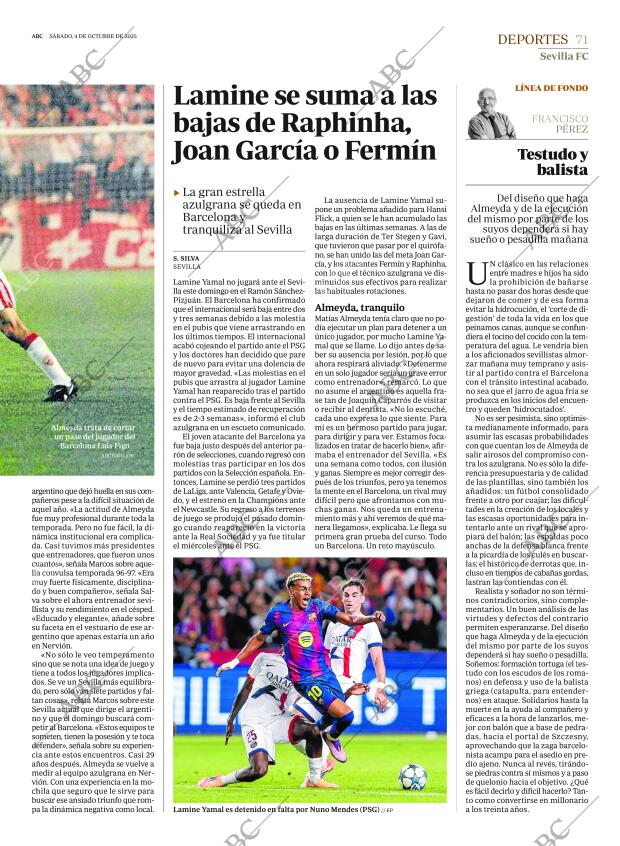 ABC SEVILLA 04-10-2025 página 71