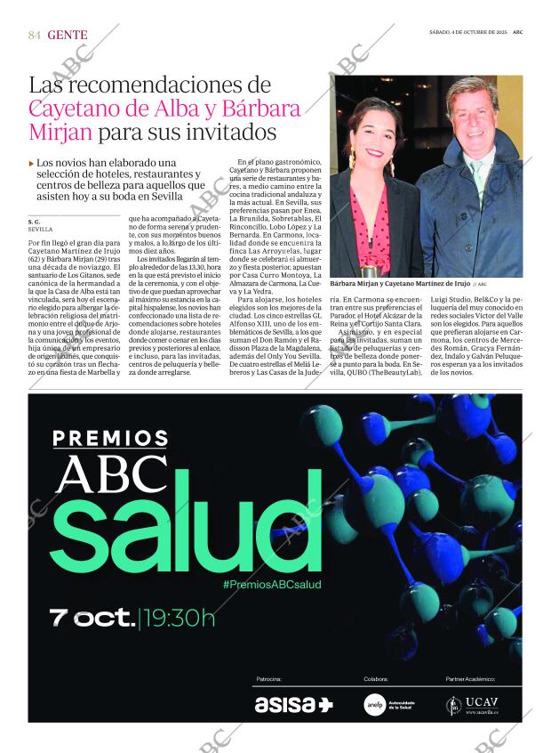 ABC SEVILLA 04-10-2025 página 84