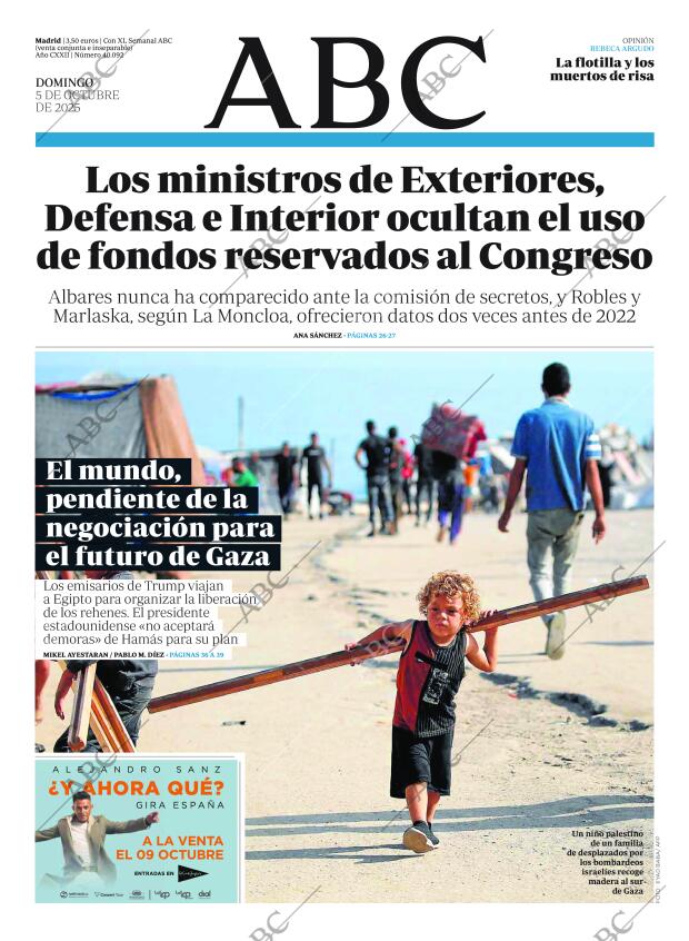 ABC MADRID 05-10-2025 página 1