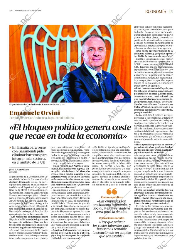 ABC MADRID 05-10-2025 página 45