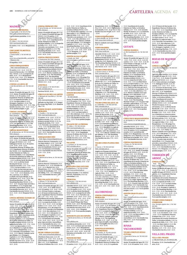 ABC MADRID 05-10-2025 página 67