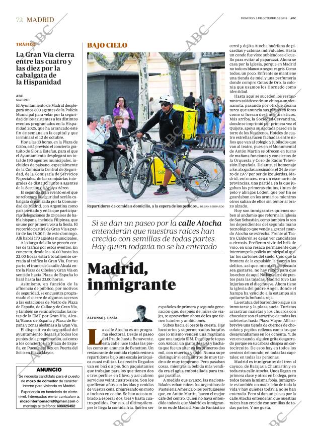 ABC MADRID 05-10-2025 página 72