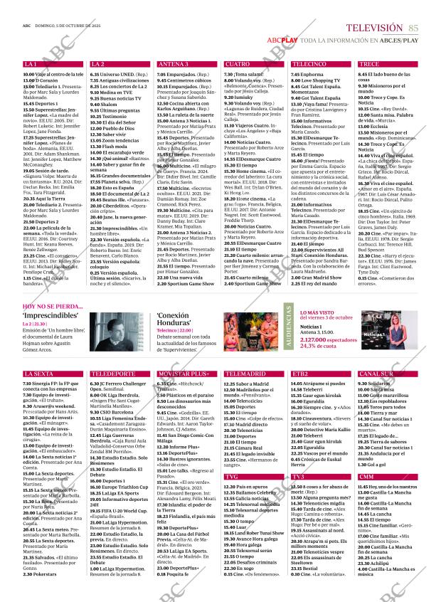 ABC MADRID 05-10-2025 página 85