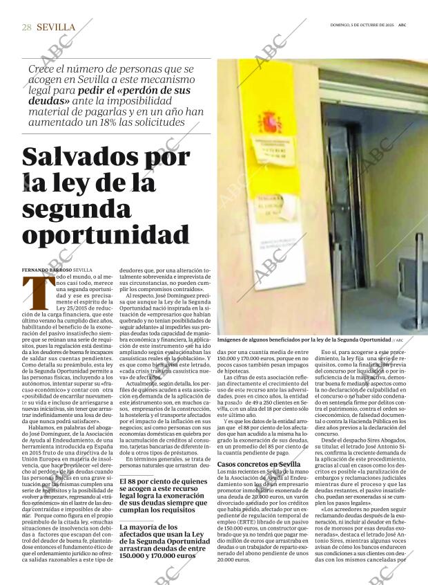 ABC SEVILLA 05-10-2025 página 28