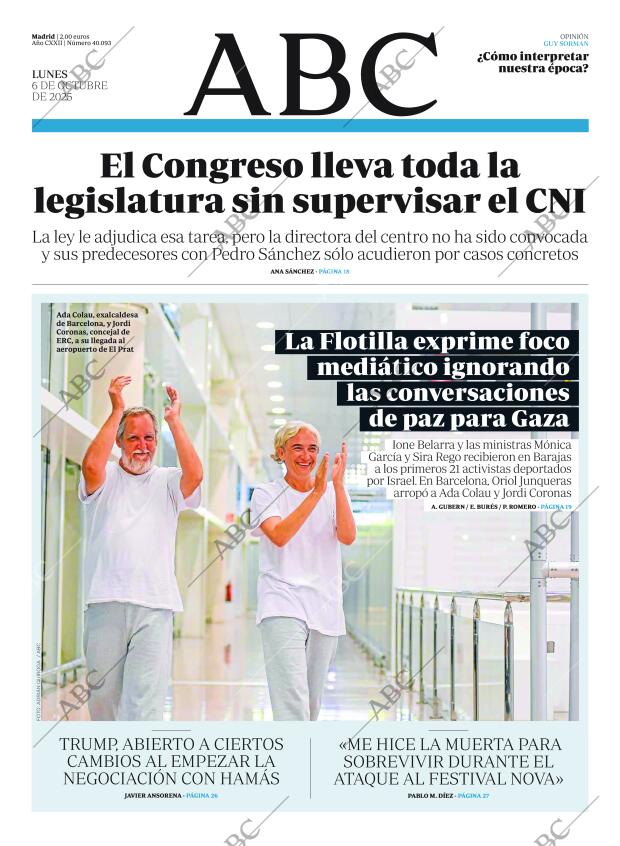 ABC MADRID 06-10-2025 página 1