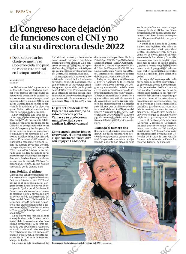 ABC MADRID 06-10-2025 página 18