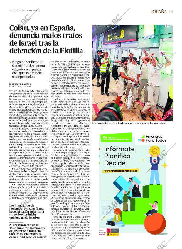 ABC MADRID 06-10-2025 página 19