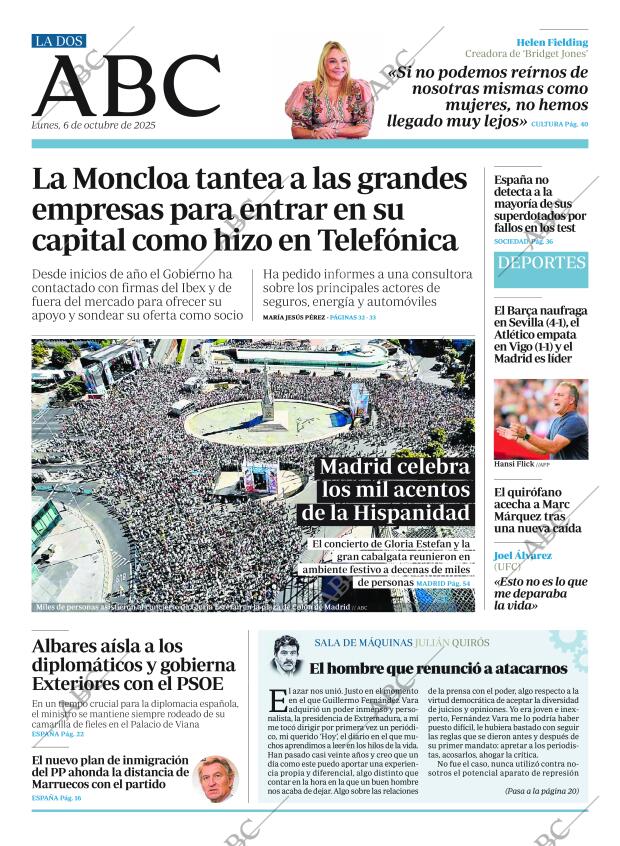 ABC MADRID 06-10-2025 página 2