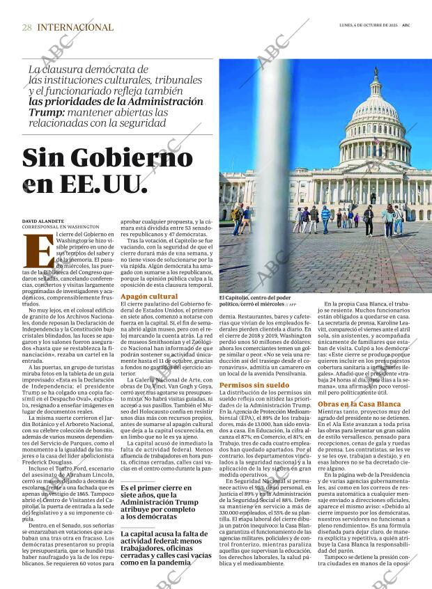 ABC MADRID 06-10-2025 página 28